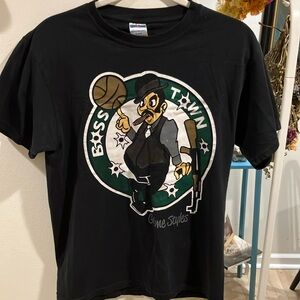 Custom Design Men’s Athletic T-Shirt by Grime Styles “Boss Town” Celtics